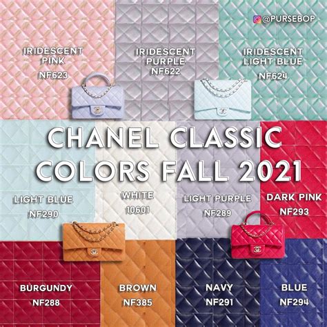 chanel classic colors|chanel colour scheme.